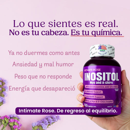 INTIMATE ROSE | Equilibrio hormonal con Inositol y Ashwagandha