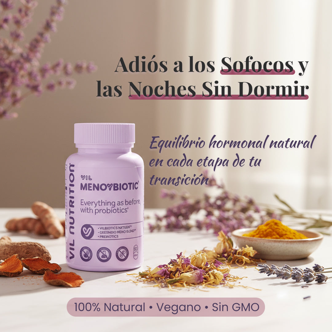 MENOYBIOTIC: Equilibrio Hormonal Natural | Perimenopausia y Menopausia