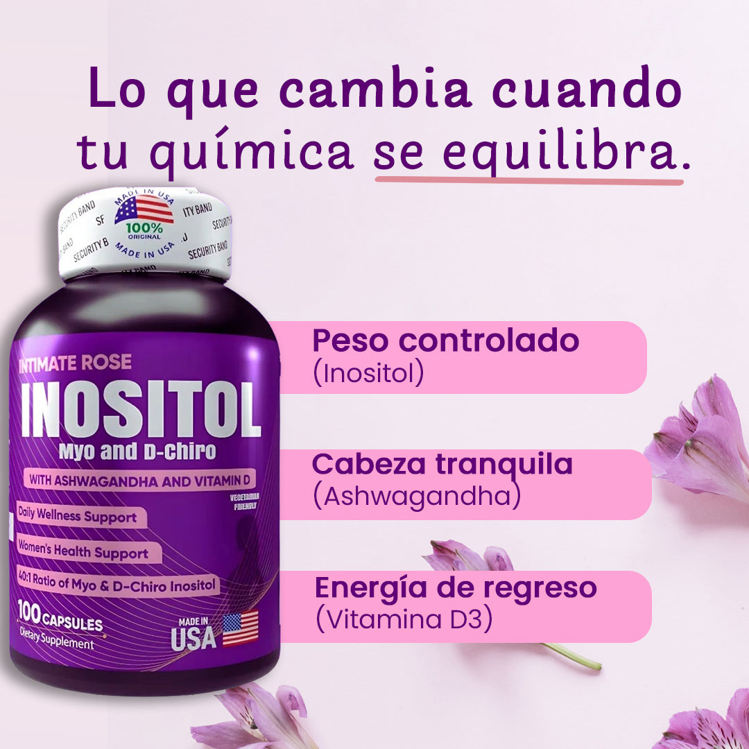 INTIMATE ROSE  | Equilibrio hormonal con Inositol y Ashwagandha