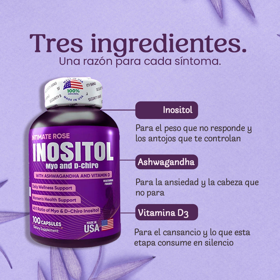 INTIMATE ROSE  | Equilibrio hormonal con Inositol y Ashwagandha