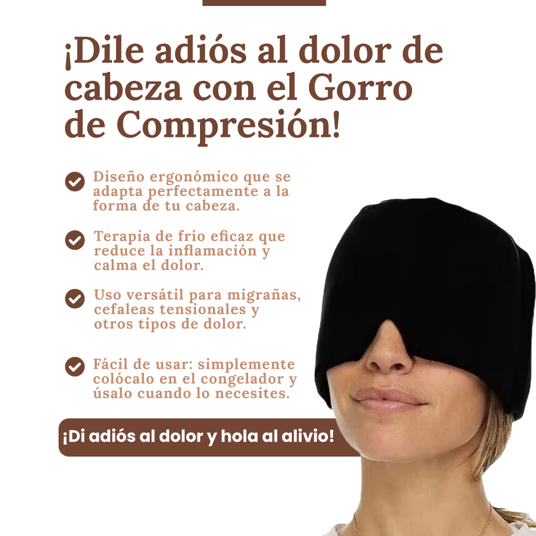 Gorro De Compresión Para El Dolor de Migraña